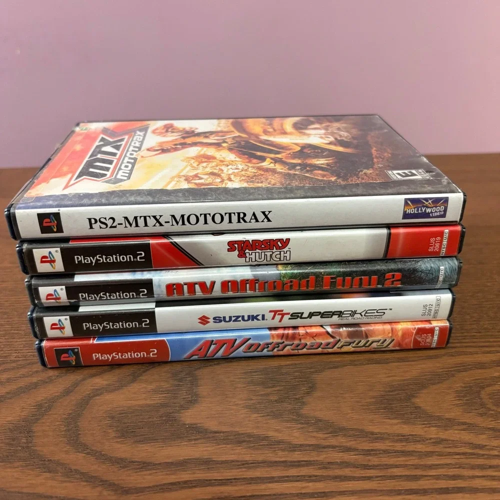 Sony PlayStation 2 Racing Game Lot of 5 ATV Offroad Fury MTX Suzuki PS2‎ Hutch
